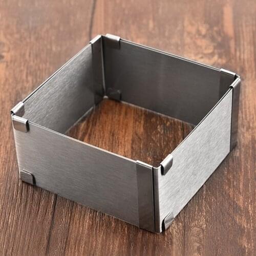 Baking Frame Mold Rectangular Adjustable Cake Mould Cake Tin Baking Frame Square Mould