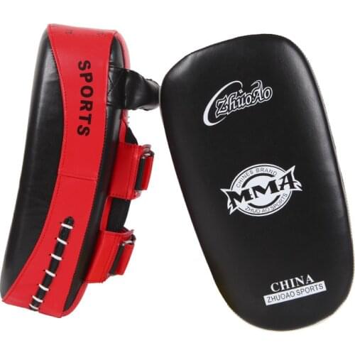 Hot Sale Muay Thai Kick Boxing Strike Curve Pads Punch MMA Focus Luva Boxeo Foot Target Training Sport Equipment M063