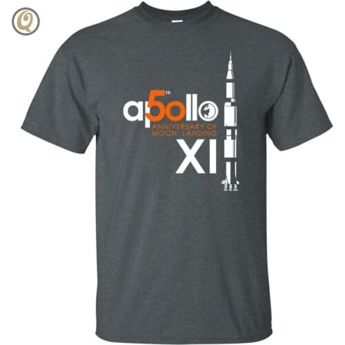 Apollo 11 50Th Anniversary Ultra Cotton T-Shirt 2019 Fashion Summer Top Quality Mens Print Dress T-Shirt