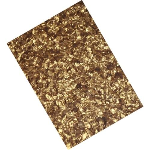 210mm x 297mm A4 Size Brown Pearl Celluloid Sheet 0.46mm DIY Guitar Pickguards Piano Key Covers Inlays Deco