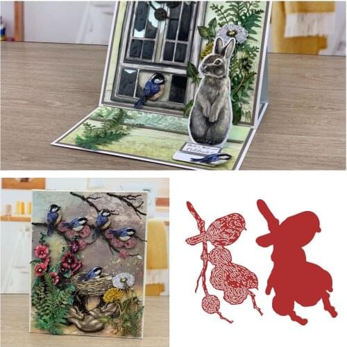 New 2021 Little Bird Metal Metal Cutting Dies Scrapbook Diary Decoration Stencil Embossing Template DIY Greeting Card Handmade