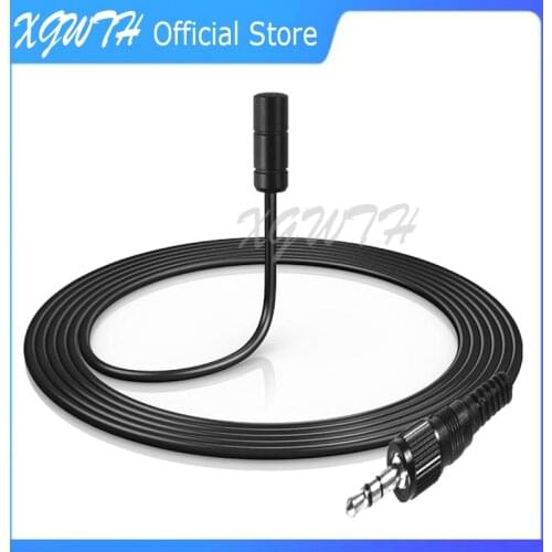 Lapel Lavalier Microphone Omnidirectional Condenser Mic for Sony UWP V1 D11 D21 Wireless Transmitter System Clip-On Mic