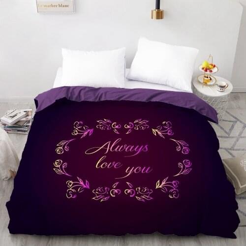 3D Duvet Cover Custom 140x200 200x200 Comforter/Quilt/Blanket case Twin Full Queen Bedding For Wedding Floral Drop Ship