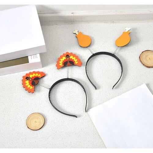 Legendog Pet Headband Turkey Drumstick Dog Costume Headband Hair Hoop For Thanksgiving Lovely Accessories Costumes Pet Costume