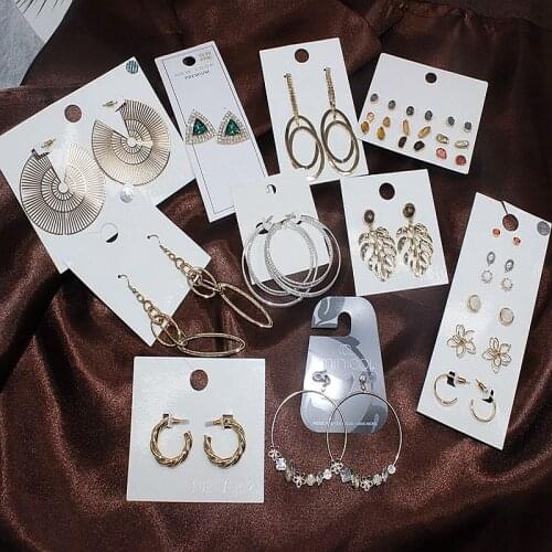 Ydgy Retro Geometric Round Earrings For Women Fashion Twist Pearl Earrings Triangle Earrings Jewelry Gifts