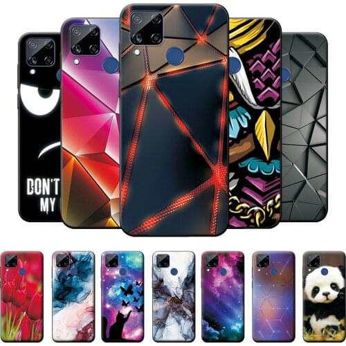 For Realme C15 Case TPU Phone Case For Realme C15 C 15 6.5 inch Silicone Fashion Back Cover For OPPO Realme C15 c15 Cool Fundas