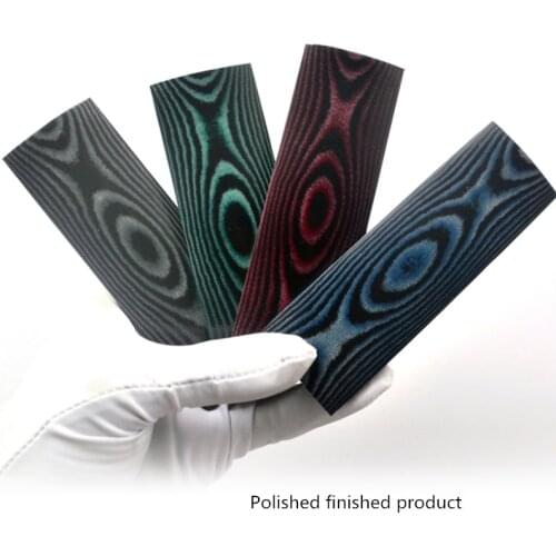 Folding Pocket Knife Handle Color paper Micarta Knife handle scale blanks Shank Cover Case Material