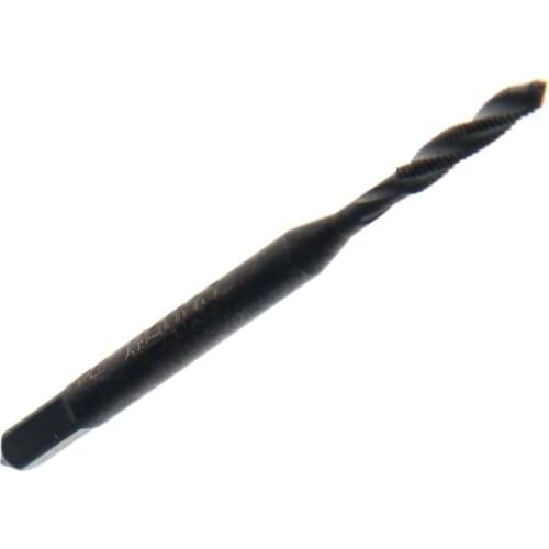 Utoolmart Spiral Fluted Taps M2 M3 M4 High Speed Steel H2 Nitriding Black Oxide Treatment Spiral Tap with Good Cutting 1pc