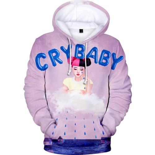 3 to 20 year 3d hoodies Cry Baby Melanie Martinez hoodie sweatshirt men women kids fashion harajuku streetwear Jacket clothes