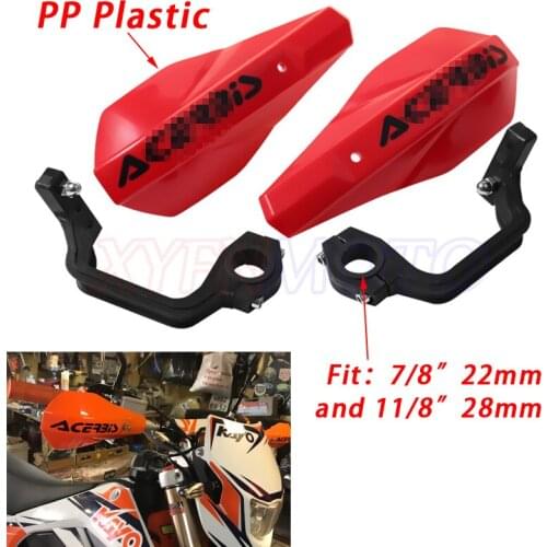 Hand Guards Motorcycle Plastic Handle bar Brush Handguard Protector Protection Pit Bike Street Motocross ATV Quad