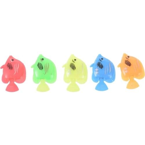 10 pcs plastic small Fake fish for Aquarium decoration