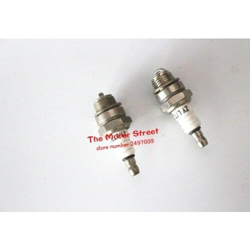 2 stroke L7T Spark Plug & Ignition Coil For 47cc 49cc Mini Dirt Quad ATV Pocket Bike Minimoto Motorcycle