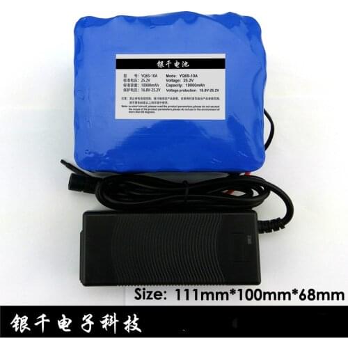 24V 10 Ah 6S5P 18650 Battery lithium battery 24 v Electric Bicycle moped /Electric/Li ion battery pack + 25.2V 2A Charger