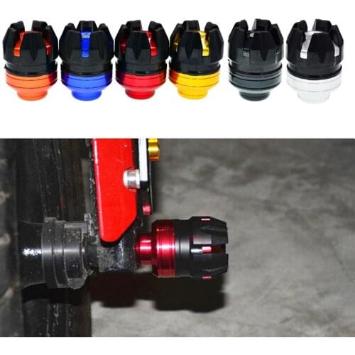 Motorcycle Accessories Anti Collision Cup Fork Cup Hexagonal Hard Motorcycle Protector Wheel Protection Motorbike Crash Pads