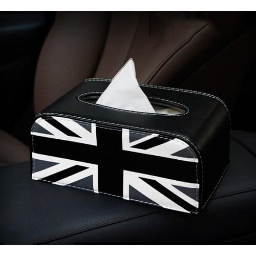 Car Fashion Block Type Tissue Box Paper Napkin Holder Case for Girls Auto Decor Car Tissue Box Napkin Holder Car Accessories