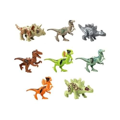 Childrens Favourite Educational Dinosaur Bricks Toy Building Blocks Compatible With Major Brand Boy DIY Block Brick 8pcs/Set