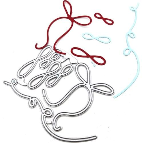 Julyarts Coloured Ribbon Metal Cutting Dies Scrapbooking Tools Scrapbook Paper Craft Knife Mould Blade Punch Stencils Dies