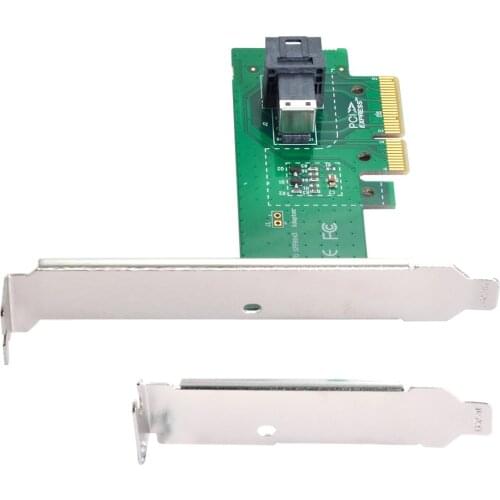 Jimier SFF-8643 to SSF-8639 PCI-E 4X to U.2 U2 Kit SFF-8639 NVME PCIe SSD Adapter for Mainboard SSD 750 p3600 p3700 M.2 SFF-8643