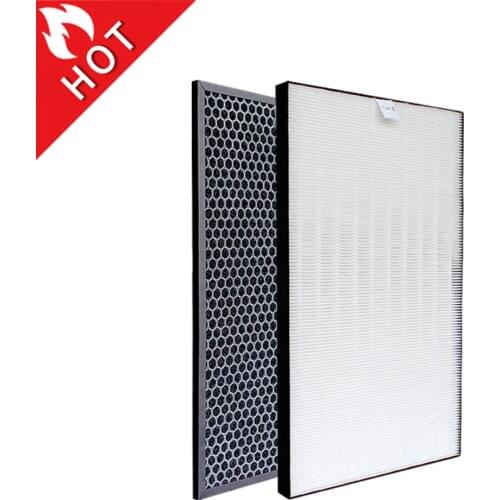 Heap Filter For Sharp Air Purifier KC-D50-W,KC-E50,KC-F50,KC-D40E Heap Filter 40*22*2.8 cm / Actived Carbon Filter 40*22*0.8cm