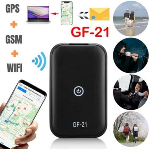 GF21/09/07 Mini GPS Tracker Car GPS Locator Anti-theft Tracker Gps Tracker Anti-Lost Recording Tracking Device Voice Control SOS