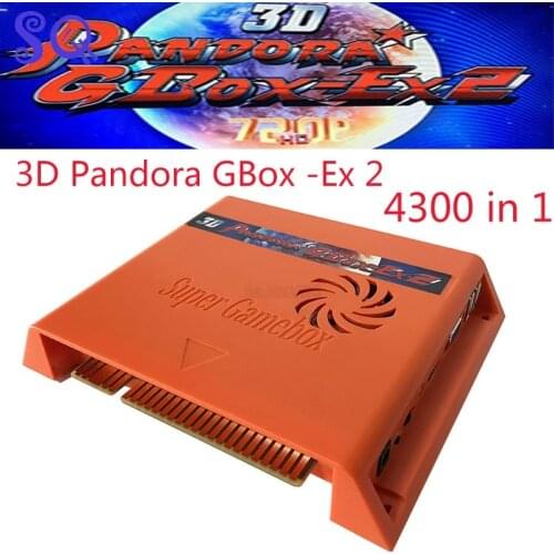New 3D Game Box 4300 In 1 VGA HDMI Arcade PCB Multi Game Board Pandora Jamma Motherboard with Wiring for Aracde Machine