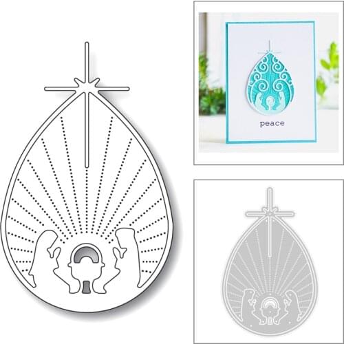 2020 New Christian Jesus Our Lady Background Embossing Metal Cutting Dies For Making Greeting Card Paper Scrapbooking No Stamps