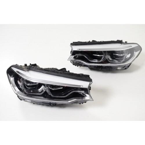 Pair G30 2017 full Led headlights for BMW 5 Series 7439209 7439210 New