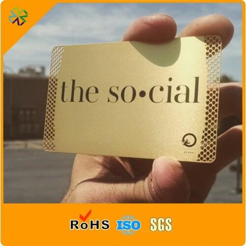 Factory Direct Sale Gold Electroplated Business cards