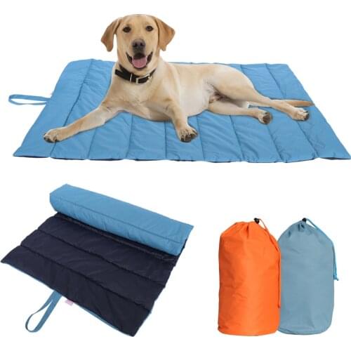 Portable Waterproof Foldable Pet Dog Cat Mat Bed Blanket Breathable Dog Mat Cushion For Small Medium Dogs Outdoor