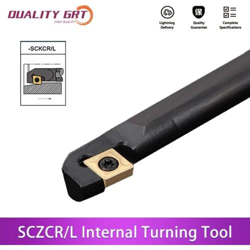 Q.Grt S08K-SCZCR06 S10K-SCZCR06 S16Q-SCZCR06 Internal Turning Tool Holder Carbide Inserts CCMT SCZCR/L CNC Lathe Cutting Tools