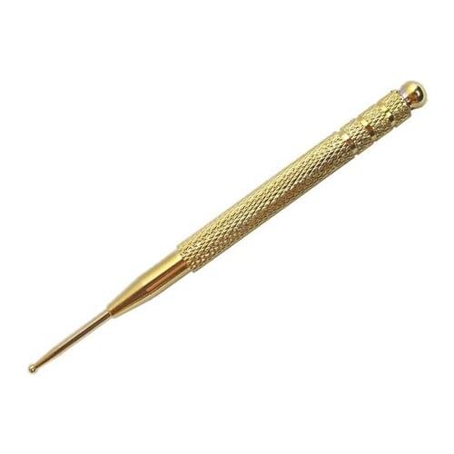 15k yellow copper elastic ears probe pen Massage acupuncture points Medical appliance Family necessary 12.8cm free shipping