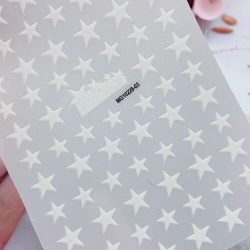 DIY 3D Back Adhesive Manicure Embossment Nail Stickers Black& Red Heart Shape Nail Decals Paper Stickers for Tips Women Girls