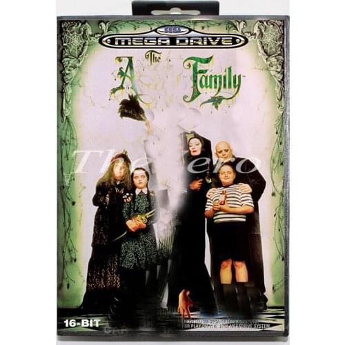 Family The amsAdd with Box for 16 bit MD Video Game Card for Sega Mega Drive/Genesis