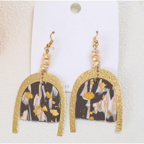 Clay Earrings Vintage Fashion Trendy Originality Temperament Drop Statement Earrings for Women Party