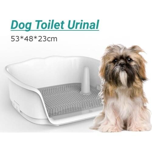Dog Toilet Spacious Washable Urinal for Pets Pet Dog Supplies Pet Shop Teddy Toilet Dog Training Potty Toilet Mat Pad Supplies