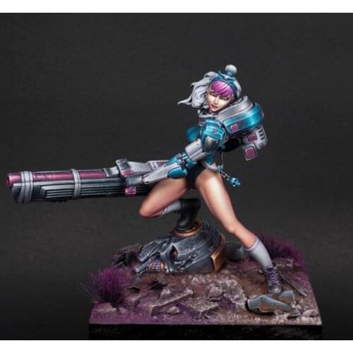 1/24 Resin Model Building Kit Figure Female warrior