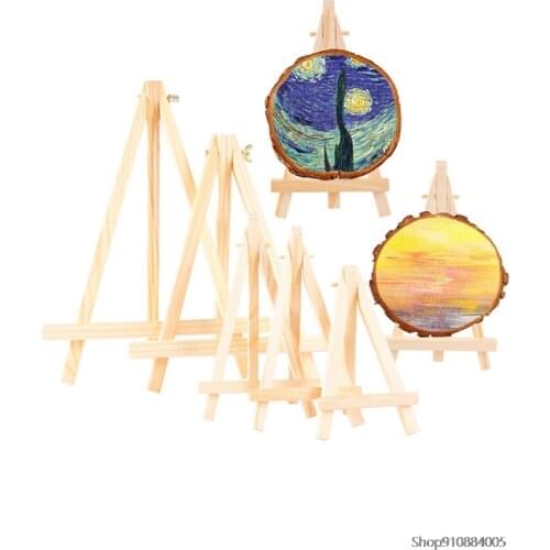 1Pc Mini Wooden Easel Tablet Stand Phone Holder Wedding Table Card Stand Display Holder Party Desktop Decor Mini Desktop Easel