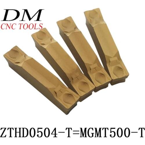 10 Pieces of ZTHD0504-T 5mm Wide Cutting inserts Carbide Inserts for Lathe CNC MGMN500