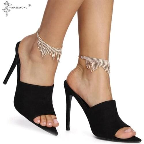 2 Pcs Elegant Luxurious Rhinestone TasselAnklet Foot Jewelry for Women Crystal Anklet Barefoot Sandals Wedding Accessories