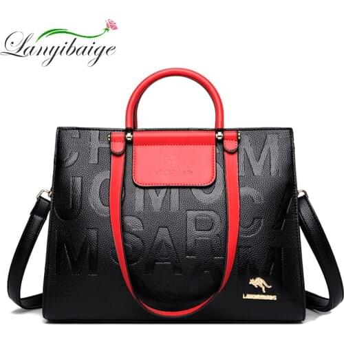 2021 Leather Handbags For Women Luxury Designer Bag With Shoul Der Strap High Quality Leather Fashion Casual Multifunction Women