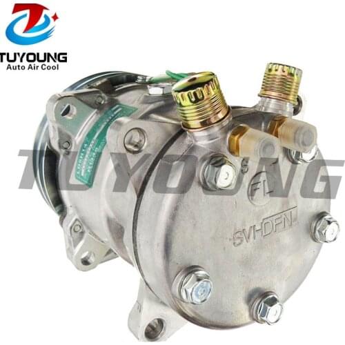 24V SD5H14 LD5H14 Auto A/c Compressor For Excavator Universal L6627 160600715 160600889