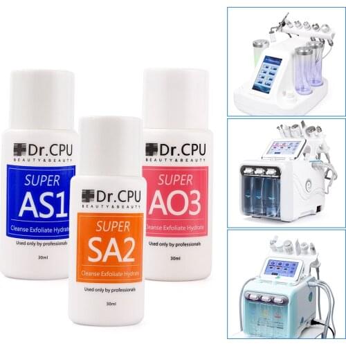 30ml Serum Aqua Peeling Solution AS1 SA3 AO3 Concentrated Liquid Acid Skin Peel For Hydra Dermabrasion Facial Skin Care