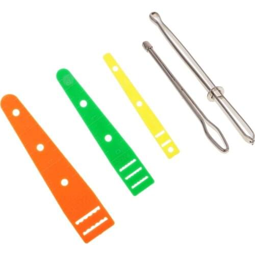 5pcs Elastic Bodkin Needles Threader Tweezers Insert Clip Self-Locking Tweezer Used For Elastics Sewing Accessories DIY tool