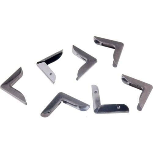 Free Shipping 24PCs Gunmetal 32x23x5mm Book Scrapbooking Albums Menus Folders Collar Corner Protectors