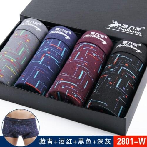 Free Shipping The new Pyle dragon 2018 underwear underwear modal boys underwear mens boxer breathe freely Size L XL XXL XXXL