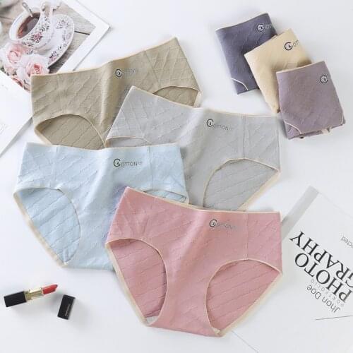 3Pcs/set Seamless Panties Underwear Female Comfort Intimates Fashion Lingerie Women Briefs Low Rise Sexy Seamless Women Panties