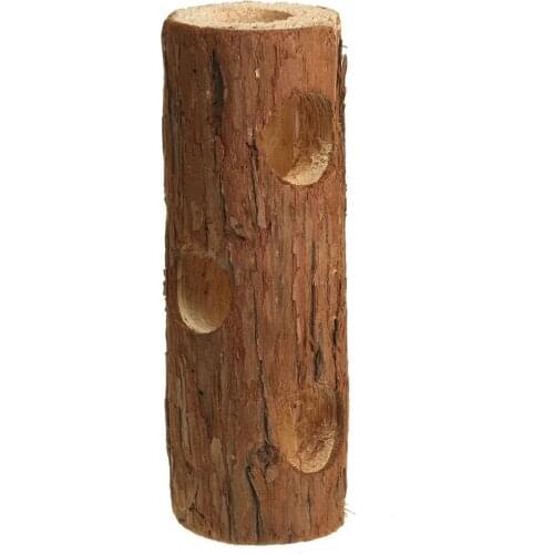 Wooden House Villa Cage Exercise Toys for Hamster Hedgehog Mouse Rat Guinea Pig, #4 S - Pipeline