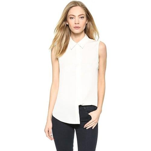 Dioufond Womens Chiffon Shirts