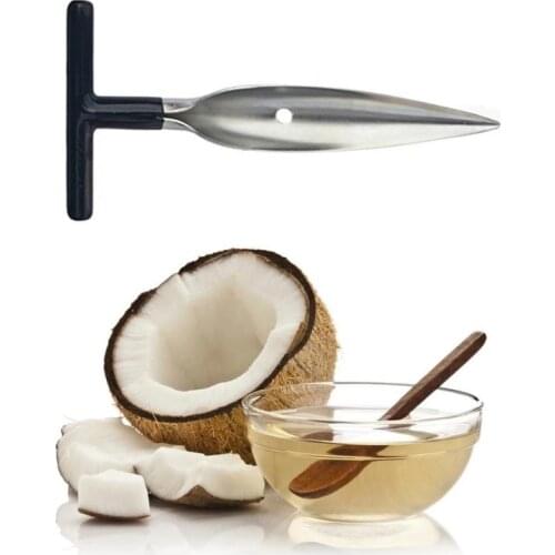 Coconut Opener Tool Stainless Steel Coconut Opener Meat Tool Easy To Use Kitchen Tools Durable Fruit Openers Tools Party Supplie