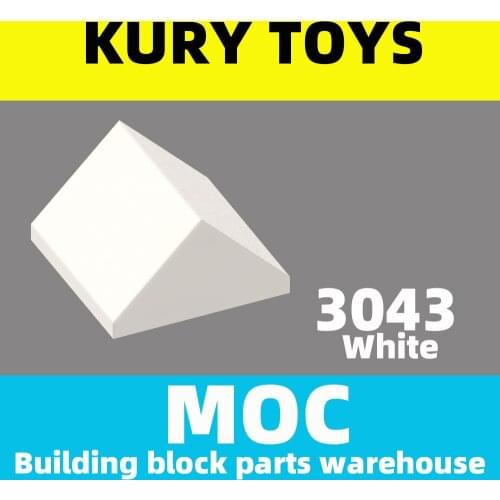Kury Toys DIY MOC For 3043 Building block parts For Slope 45 2 x 2 Double For Slope